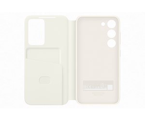 Mobil - Deksel og etui - Samsung Galaxy S23 Smart View Wallet Case - Cream - EF-ZS911CUEGWW