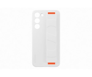 Mobil - Deksel og etui - Samsung Galaxy S23+ Silicone Grip Case - White - EF-GS916TWEGWW