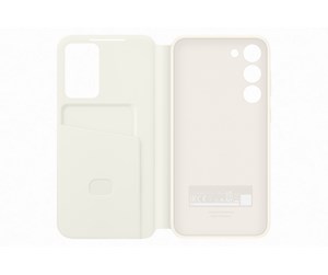 Mobil - Deksel og etui - Samsung Galaxy S23+ Smart View Wallet Case - Cream - EF-ZS916CUEGWW