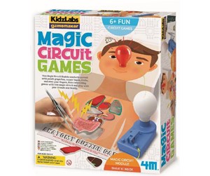 Lek & Lær - 4M KidzLabs - Magic Circuit Games - 4M-03323