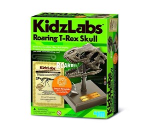 Lek & Lær - 4M KIDZROBOTIX / ROARING T-REX SKULL - 4M-03399