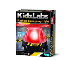 Lek & Lær - 4M KIDZLABS / FLASHING EMERGENCY LIGHT - 4M-03444