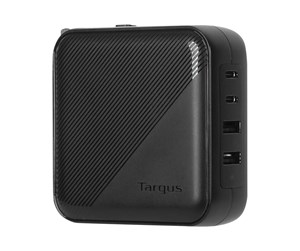 Mobil - Adaptere og ladere - Targus power adapter - GaN - 2 x USB-C 2 x 9 pin USB Type A - 100 Watt - APA109GL