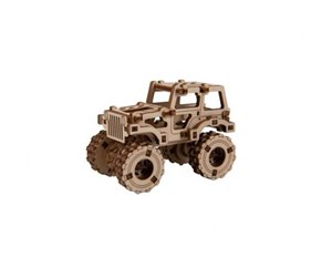 Modellsett - Mobimods WoodenCity Monster Truck Jeep - 5903641494243