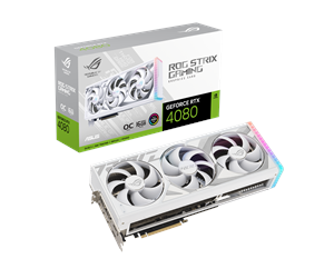 Grafikkort - ASUS GeForce RTX 4080 ROG STRIX OC White - 16GB GDDR6X RAM - Grafikkort - 90YV0IC3-M0NA00