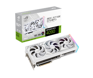 Grafikkort - ASUS GeForce RTX 4090 ROG STRIX OC White - 24GB GDDR6X RAM - Grafikkort - 90YV0ID2-M0NA00