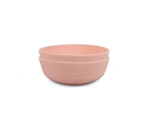 Babyutstyr - Filibabba Silicone bowl 2-pack - Peach - FI-SI014