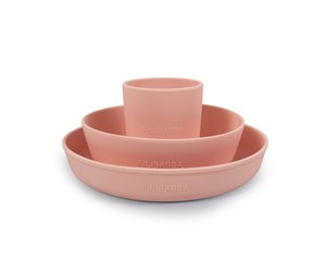 Babyutstyr - Filibabba Silicone dinner set - Peach - FI-SI008