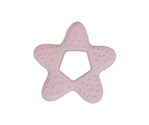 Babyleker - Filibabba Teether - Star natural rubber - light lavender - FI-PT017