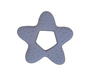 Babyleker - Filibabba Teether - Star rubber - powder blue - FI-PT016