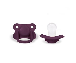 Babyutstyr - Filibabba Pacifiers 2-pack - Plum +6 months - FI-PH030