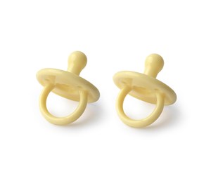 Babyutstyr - Filibabba Silicone pacifier 2-pack - Pale banana - FI-01673