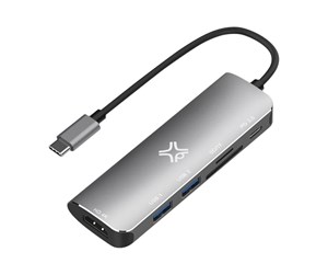 Dokkingstasjon - XtremeMac - docking station - USB-C - HDMI - XWH-HUB6-13