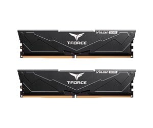 RAM - Team Group T-Force Vulcan DDR5-5600 - 32GB - CL36 - Dual Channel (2 pcs) - AMD EXPO & Intel XMP - Svart - FLBD532G5600HC36BDC01