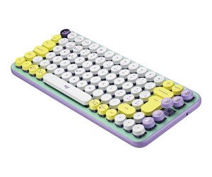 Tastatur - Logitech POP Keys - keyboard - QWERTZ - Swiss - daydream - Tastatur - Sveitsisk - Grønn - 920-010821