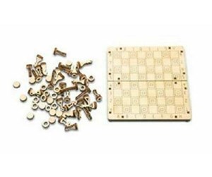 Brettspill & Puslespill - Mobimods WoodenCity Chess And Checker 2- in-1 - 5906874128602