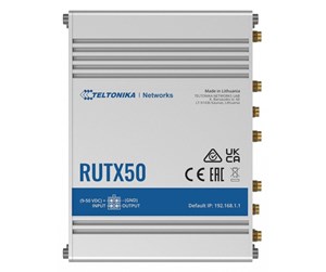 Ruter - Teltonika RUTX50 Industrial 5G Router - Wireless router 802.11a/b/g/n/Wi-Fi 5 Wave 2 - RUTX50000000