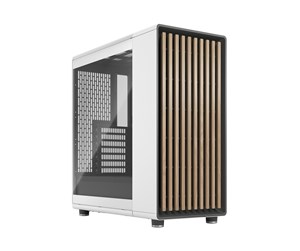 Kabinett - Fractal Design North - Chalk White TG Clear Tint - Kabinett - Miditower - Hvit - FD-C-NOR1C-04