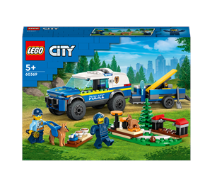 LEGO® - LEGO City 60369 Mobilt treningssett for politihunder - 60369