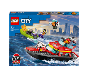 LEGO® - LEGO City 60373 Brannvesenets redningsbåt - 60373