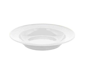 Servering & Servise - Pillivuyt Plissé Plate deep Dia 22 cm White/Matte gold - 27778