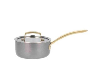 Gryter - Pillivuyt Gourmet Durance Saucepan with Lid Dia 16 cm 1.5 liters5 Steel - 27356