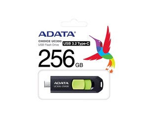 Minnepenn - A-Data ADATA UC300 - 256GB - Minnepenn - ACHO-UC300-256G-RBK/GN