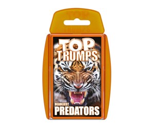 Brettspill & Puslespill - Winning Moves Deadliest Predators Top Trumps Card Game (ENGLISH) - 5036905044271