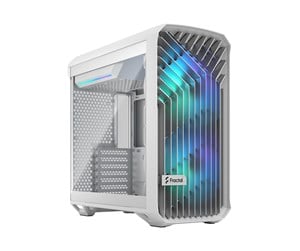 Kabinett - Fractal Design Torrent Compact RGB - White TG Clear Tint - Kabinett - FD-C-TOR1C-05