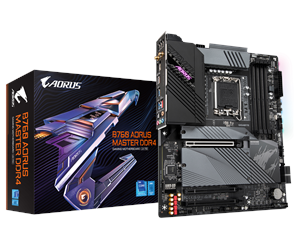 Hovedkort - GIGABYTE B760 AORUS MASTER DDR4 Hovedkort - Intel B760 - Intel LGA1700 socket - DDR4 RAM - ATX - B760 A MASTER DDR4