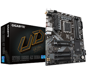 Hovedkort - GIGABYTE B760 DS3H AX DDR4 Hovedkort - Intel B760 - Intel LGA1700 socket - DDR4 RAM - ATX - B760 DS3H AX DDR4