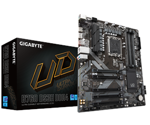 Hovedkort - GIGABYTE B760 DS3H DDR4 Hovedkort - Intel B760 - Intel LGA1700 socket - DDR4 RAM - ATX - B760 DS3H DDR4