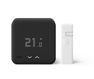 Smarthus - tado Starter Kit Wired Smart Thermostat V3+ (Black Edition) - TAD-104530