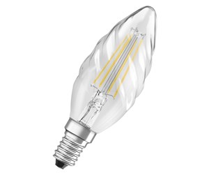 LED-lyspære - Osram LED-lyspære Comfort Candle Filament 3,4W/940 (40W) Clear Dimmble E14 - 4058075602854