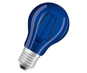 LED-lyspære - Osram LED-lyspære Décor Standard 2,5W/190 (4W) Blue E27 - 4058075434004