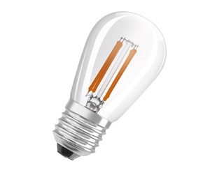 LED-lyspære - Osram LED-lyspære Edison Filament 4,8W/822 (35W) Klar Dimmable E27 - 4058075779969