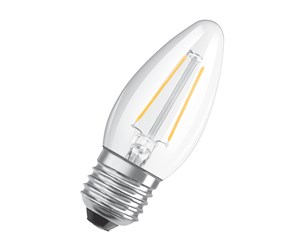 LED-lyspære - Osram LED-lyspære Candle 4,8W/827 (40W) Clear Dimmable E27 - 4058075446878