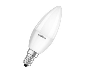 LED-lyspære - Osram LED-lyspære Classic Candle 4,9W/840 (40W) Frosted E14 - 4058075431058