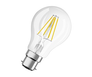 LED-lyspære - Osram LED-lyspære Standard Filament 4W/827 (40W) Clear B22d - 4058075435421