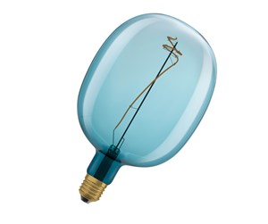 LED-lyspære - Osram LED-lyspære Vintage 1906 Globe Ballon 4,5W/816 (10W) Blue Dimmable E27 - 4058075761872