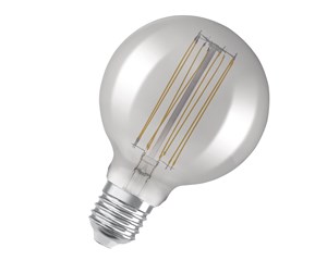 LED-lyspære - Osram LED-lyspære Vintage 1906 Globe125 11W/818 (42W) Smoke Dimmable E27 - 4058075761391