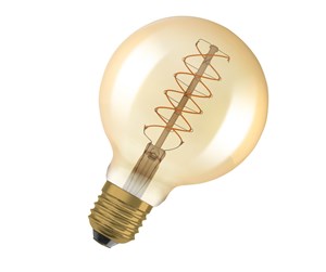 LED-lyspære - Osram LED-lyspære Vintage 1906 Globe95 4,8W/822 (37W) Gold Dimmable E27 - 4058075761612