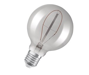 LED-lyspære - Osram LED-lyspære Vintage 1906 Globe95 3,4W/828 (10W) Smoke E27 - 4058075760950