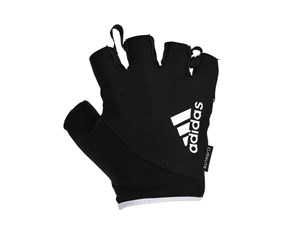 Sport & Fitness - Adidas Glove Essential Large Black w/ white print - 420-123231