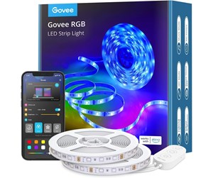 Smarthus - Govee RGB Smart WiFi + Bluetooth LED Lysslynge (10m), Energiklasse A - H61103A1