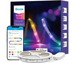 Smarthus - Govee RGBIC Basic WiFi + Bluetooth LED Strips, 5m - H618A3D1