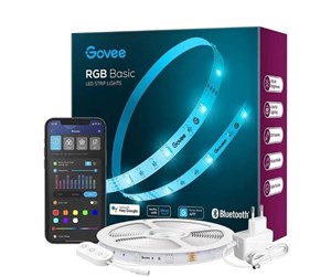 Smarthus - Govee RGB Smart WiFi + Bluetooth LED-Lysstripe - H615A3A1