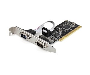 Nettverksadapter - StarTech.com PCI2S1P2 PCI Serial Parallel Combo Card with Dual Serial RS232 Ports (DB9) & 1x Parallel LPT Port (DB25) - PCI2S1P2