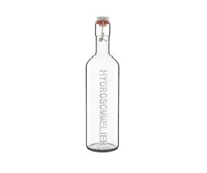 Kjøkkentilbehør - Luigi Bormioli Hydrosommelier Bottle with patent stopper Dia 8.5 x 33.8 cm 1 liter Clear - 0032622022207