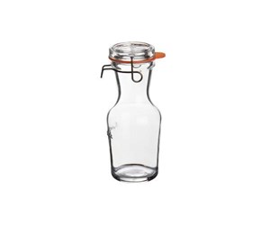 Kjøkkentilbehør - Luigi Bormioli Lock Eat Decanter with patent lid Dia 8.7 x 21.1 cm 50 cl Clear - 17266